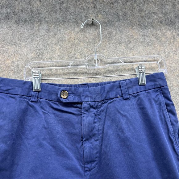 Brooks Brother Shorts Men 36 Casual Blue Chino Pants Pocket Outdoor Bermuda - Picture 2 of 12
